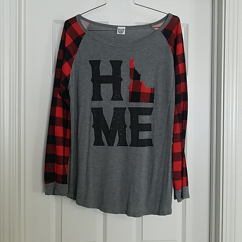 SOLD.  NWOT. Buffalo plaid Idaho shirt